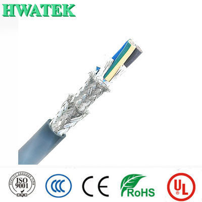 Cáp linh hoạt công nghiệp cách điện PVC 300V có chứng chỉ UL với nhiệt độ định mức 80ºC và độ bền kéo 10.3MPa