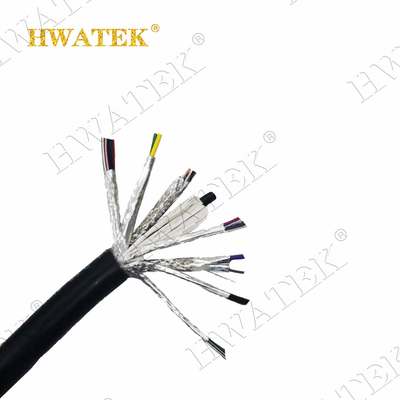 1P × 28AWG + 2C × 26AWG PVC Jacket Shield Multicore Cable UL 20276 Tined Copper Stranded