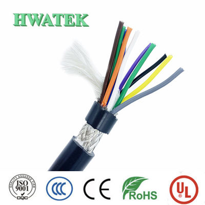 UL21394 Cáp đồng nhựa thép với cách điện PE và áo khoác TPE (1P × 22AWG + A) × 2+2C × 16AWG