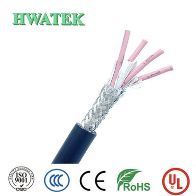 Cáp UL 2464 Đồng Mạ Thiếc Bện Chống Nhiễu Đa Lõi 20 P × 28 AWG Cách Điện SR PVC Vỏ PVC 300V 150℃ VW-1