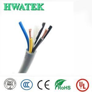 UL21408 2C × 18AWG với sợi thoát nước Sắt đồng nhựa XLPE cách nhiệt XLPE Jacket 300V 105 °C Cáp chống dầu