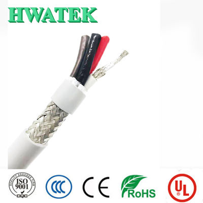 UL21408 2C × 18AWG với sợi thoát nước Sắt đồng nhựa XLPE cách nhiệt XLPE Jacket 300V 105 °C Cáp chống dầu