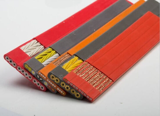 Cáp băng phẳng linh hoạt chống dầu XLPE Multi Core Screened cho các ứng dụng công nghiệp