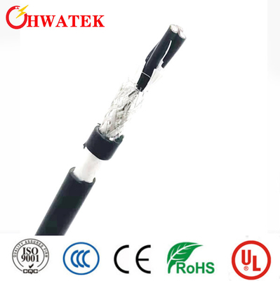 UL21410 TYPE XLPE áo khoác ETFE cách nhiệt Sắt đồng 3C × 28 AWG 125 °C 30V Cáp