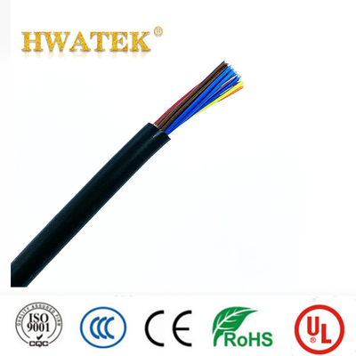 UL2725 TYPE PVC Jacket Tined Copper Stranded 1 coaxi × 26AWG + 2C × 24AWG + 1C × 26AWG 80 °C 30V Cáp
