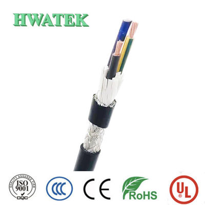 CL3&UL2464 Cáp linh hoạt công nghiệp bằng đồng nhựa có dây thừng với áo khoác PVC cách nhiệt SR-PVC 8P × 22AWG + ADB