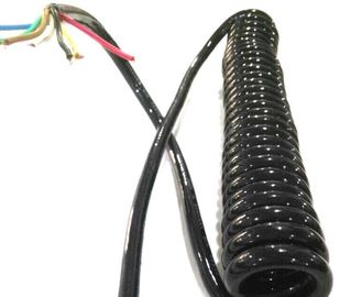 Đầy màu sắc lá chắn điện mùa xuân cuộn dây điện xoăn cáp flex mulit lõi