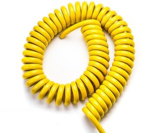 1P × 30AWG + 3C × 30AWG Đa sợi 5 lõi 80℃ 30V Cáp xoắn ốc Chất liệu TPU