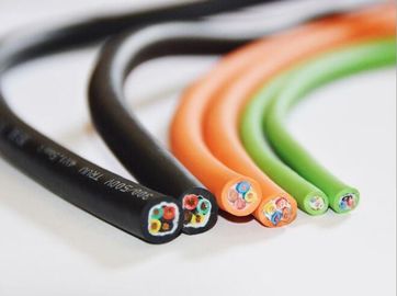 Dây cáp kéo có màn hình công nghiệp với áo khoác PVC linh hoạt