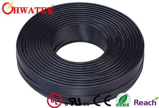 Cáp băng phẳng UNSHLD PVC BK 3.45X7.4MM UL 2464 3Fx18AWG (41 / 0.16T)