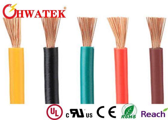 Cáp linh hoạt công nghiệp lõi đơn đồng trần xoắn UL1568 với cách điện PVC