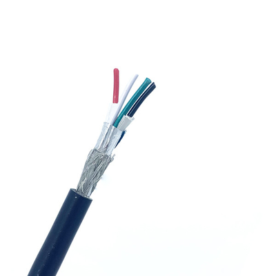 SHLD PVC GY OD 4.8mm Cáp đồng trần Ul2464 CE 4CX22AWG