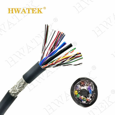 Cáp UL20276 Đồng Mạ Thiếc Đa Sợi 6C×28AWG+ 1P x Bện 28AWG 80℃ 30V Cách điện PP Vỏ PVC